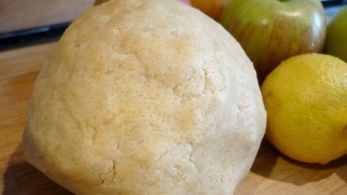 чизкейк с печеными яблоками