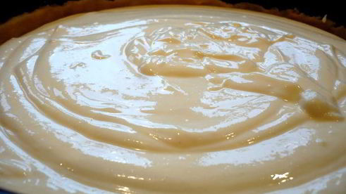 чизкейк с печеными яблоками