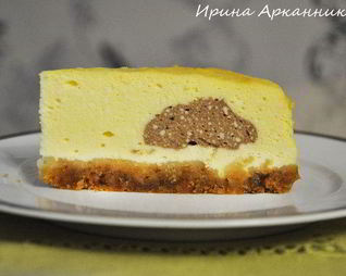 Чизкейк с шоколадной начинкой