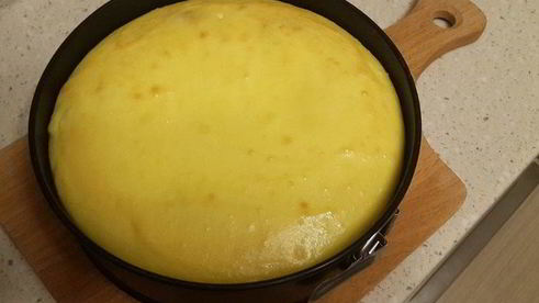 чизкейк с шоколадной начинкой