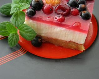 Чизкейк с ягодами