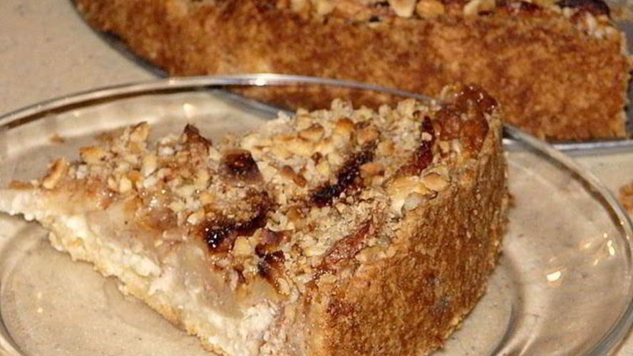 Рецепт датского яблочного чизкейка