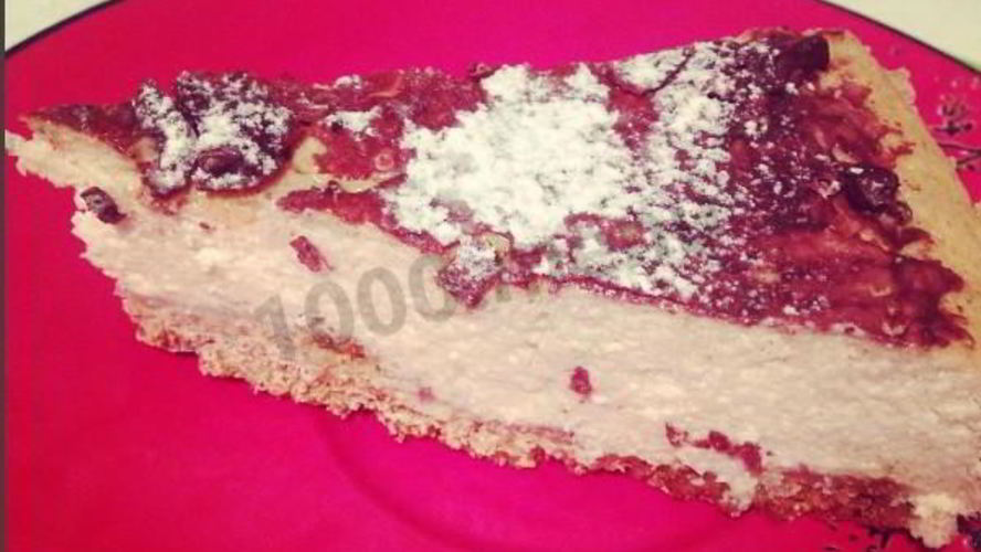 Рецепт диетического банано-творожного чизкейк