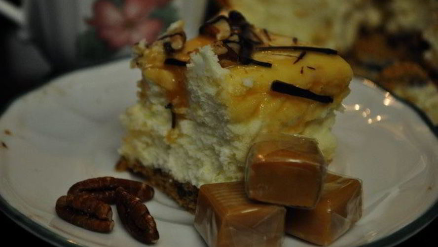 Рецепт карамельно-пеканового чизкейк