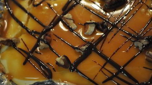 карамельно-пекановый чизкейк