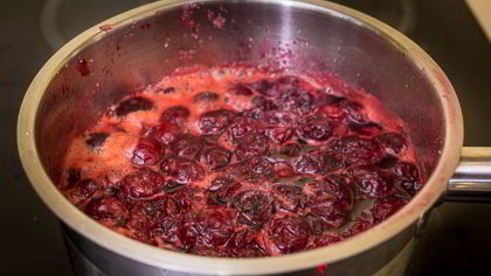 холодный вишневый чизкейк