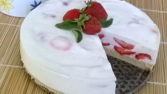 Рецепт Клубнично-бананового чизкейк