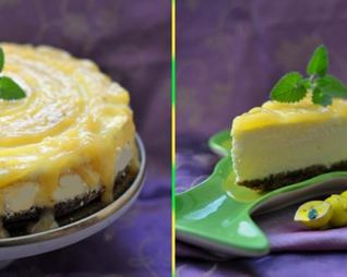 Лимонный чизкейк