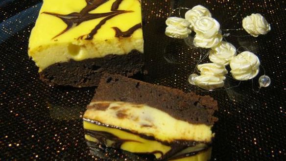 Рецепт Мраморного брауни-чизкейка