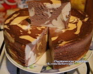 Мраморный чизкейк Зебра