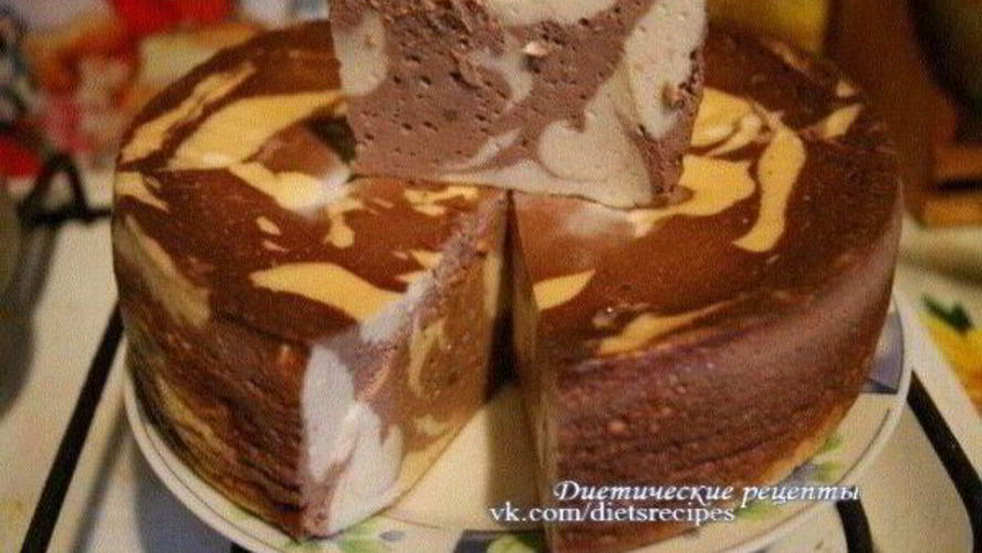 Рецепт мраморного чизкейка зебра