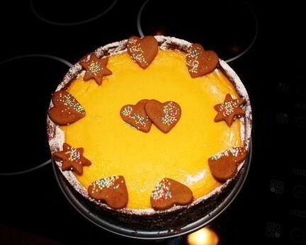 Нежный тыквенный чизкейк на основе теста пипаркук