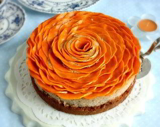 Пряный чизкейк Тыквенная роза