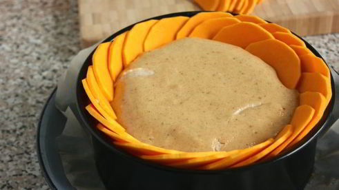 пряный чизкейк тыквенная роза