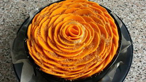 пряный чизкейк тыквенная роза