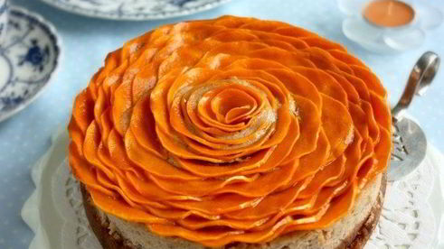 пряный чизкейк тыквенная роза