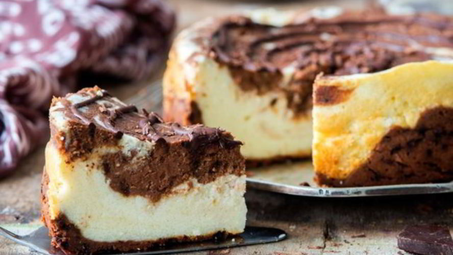 Рецепт шоколадна-сливочного чизкейк