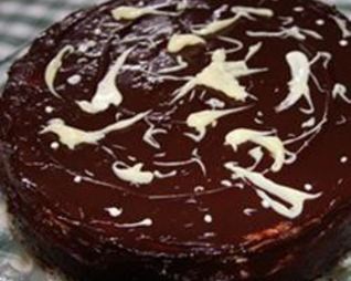 Шоколадный чизкейк с глазурью