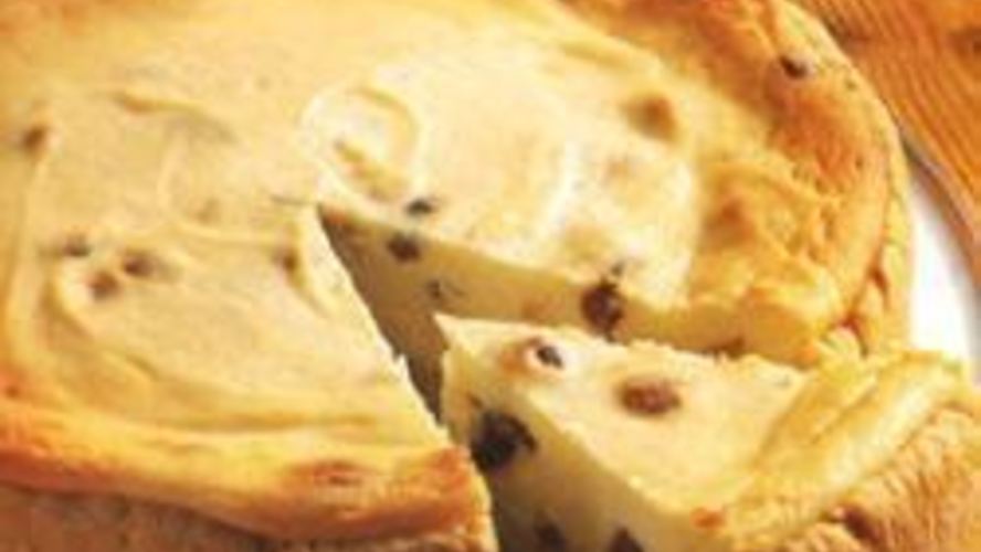 Рецепт творожного чизкейка с изюмом