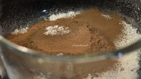 ягодный брауни чизкейк