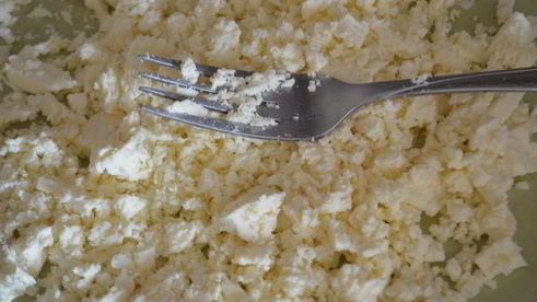 закусочный чизкейк из брынзы и огурца