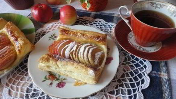 Рецепт Французских слоек к завтраку
