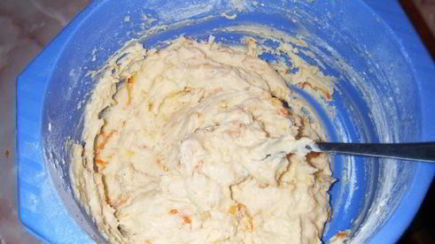 апельсиновый кекс большой