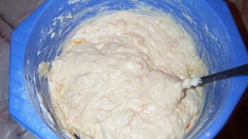 апельсиновый кекс большой