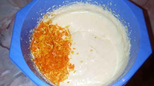 апельсиновый кекс большой