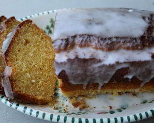 Апельсиновый кекс с миндалем и кокосом