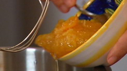 апельсиновый кекс с миндалем и кокосом