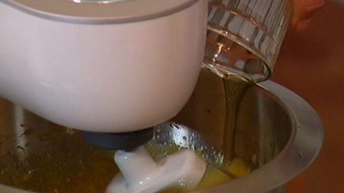 апельсиновый кекс с миндалем и кокосом