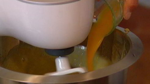 апельсиновый кекс с миндалем и кокосом