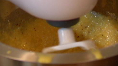 апельсиновый кекс с миндалем и кокосом