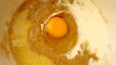 бананово-кофейные кексы с шоколадом