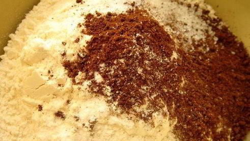 бананово-кофейные кексы с шоколадом