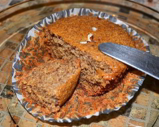 Безглютеновые орехово-банановые кексы