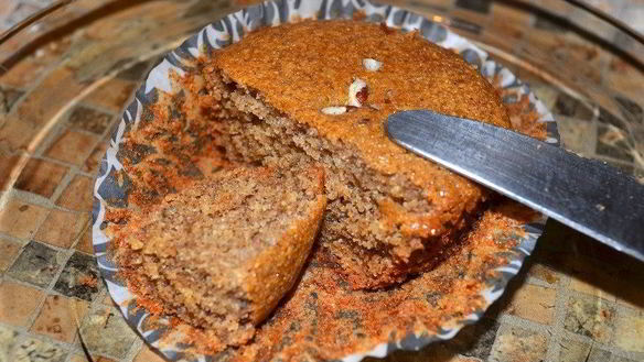 Рецепт Безглютеновых орехово-банановые кексы