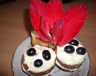 Бисквитные кексики с маскарпоне