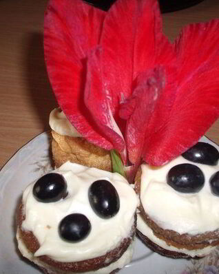 Бисквитные кексики с маскарпоне