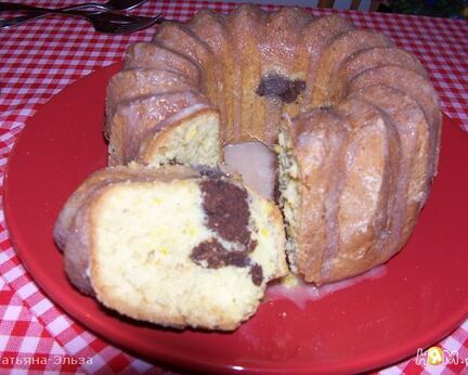 Кекс апельсиново-шоколадный