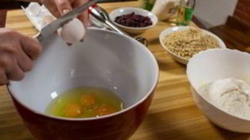 кекс мазурка с сухофруктами и орехами