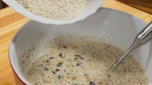 кекс мазурка с сухофруктами и орехами