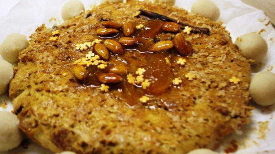 Рецепт кекса пасхального с корицей и абрикосовым джемом