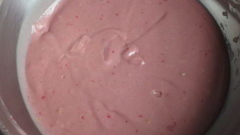 кекс с малиновым сердечком