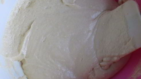 кекс с малиновым сердечком