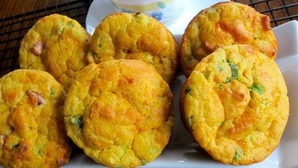 Рецепт Кекса с ветчиной и сыром