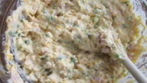 кекс с ветчиной и сыром