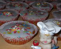 Кексы с изюмом