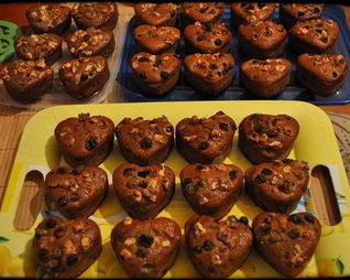 Кексы с вишневым соком